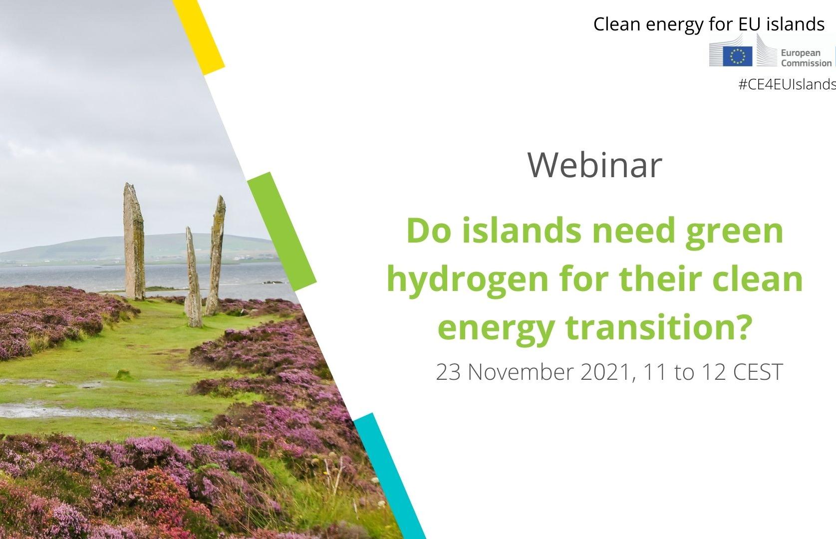 Do islands need green hydrogen for their clean energy transition?